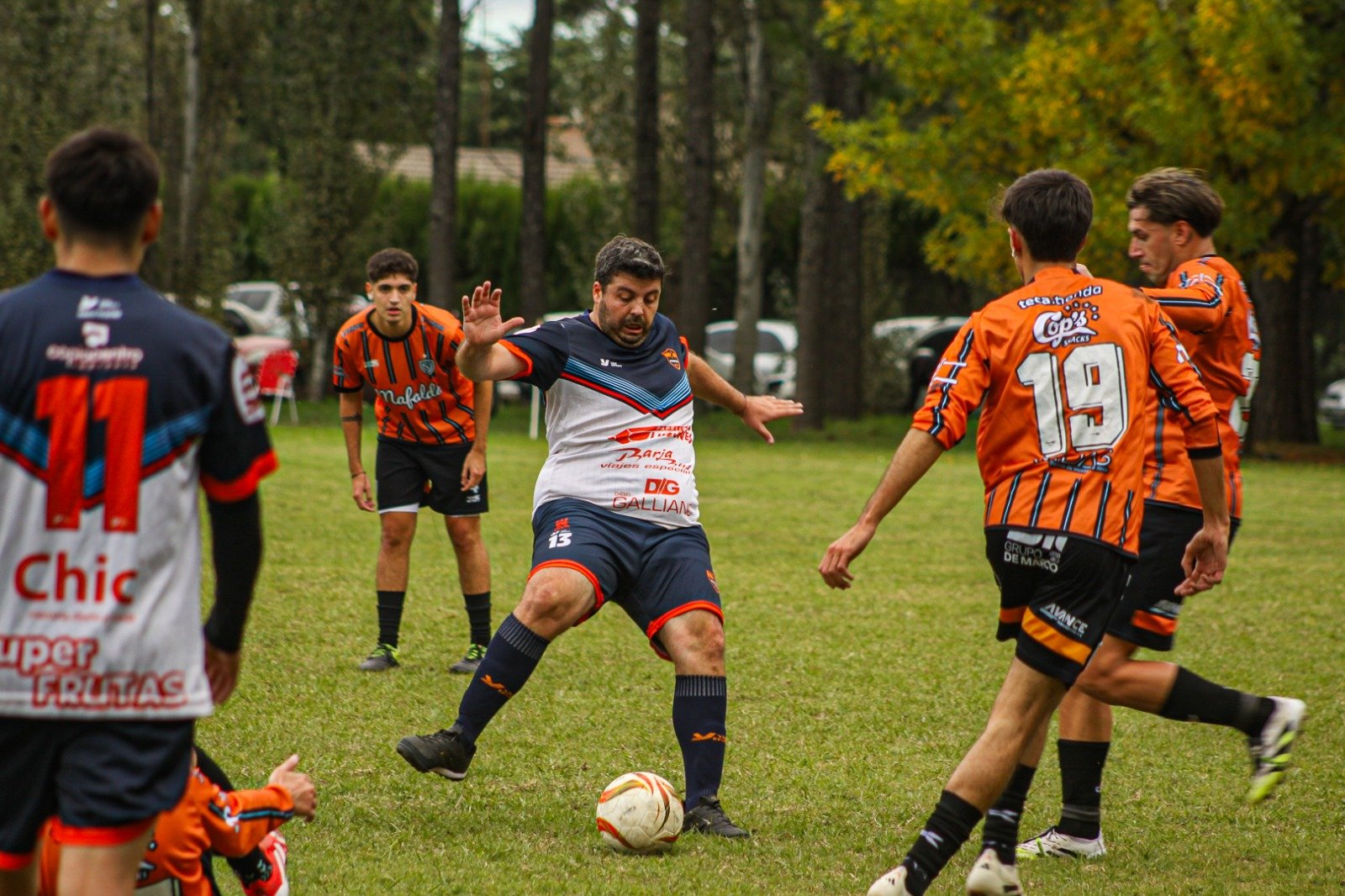 Periodistas, en un partidazo